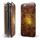Orange Geometric V16 iPhone 6/6s or 6/6s Plus 2-Piece Hybrid INK-Fuzed Case