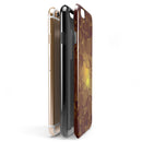 Orange Geometric V16 iPhone 6/6s or 6/6s Plus 2-Piece Hybrid INK-Fuzed Case
