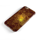 Orange Geometric V16 iPhone 6/6s or 6/6s Plus 2-Piece Hybrid INK-Fuzed Case