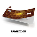 Orange Geometric V16 - Premium Protective Decal Skin-Kit for the Apple Credit Card