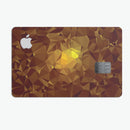 Orange Geometric V16 - Premium Protective Decal Skin-Kit for the Apple Credit Card