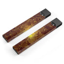 Orange Geometric V16 - Premium Decal Protective Skin-Wrap Sticker compatible with the Juul Labs vaping device