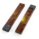 Orange Geometric V16 - Premium Decal Protective Skin-Wrap Sticker compatible with the Juul Labs vaping device