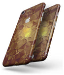Orange Geometric V16 - Skin-kit for the iPhone 8 or 8 Plus