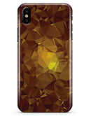 Orange Geometric V16 - iPhone X Clipit Case