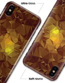 Orange Geometric V16 - iPhone X Clipit Case