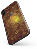 Orange Geometric V16 - iPhone X Skin-Kit
