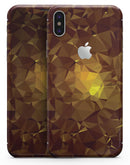 Orange Geometric V16 - iPhone X Skin-Kit