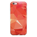 Orange Geometric V17 iPhone 6/6s or 6/6s Plus 2-Piece Hybrid INK-Fuzed Case