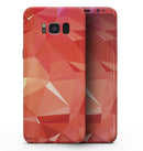 Orange Geometric V17 - Samsung Galaxy S8 Full-Body Skin Kit