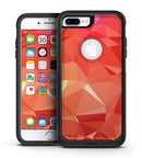 Orange Geometric V17 - iPhone 7 or 7 Plus Commuter Case Skin Kit