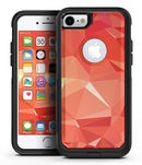 Orange Geometric V17 - iPhone 7 or 8 OtterBox Case & Skin Kits