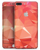 Orange Geometric V17 - Skin-kit for the iPhone 8 or 8 Plus
