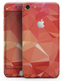Orange Geometric V17 - Skin-kit for the iPhone 8 or 8 Plus