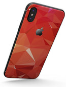 Orange Geometric V17 - iPhone X Skin-Kit