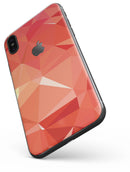 Orange Geometric V17 - iPhone X Skin-Kit