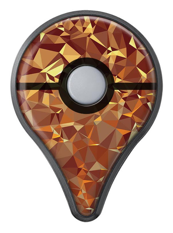 Orange Geometric V5 Pokémon GO Plus Vinyl Protective Decal Skin Kit