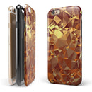Orange Geometric V5 iPhone 6/6s or 6/6s Plus 2-Piece Hybrid INK-Fuzed Case