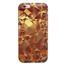 Orange Geometric V5 iPhone 6/6s or 6/6s Plus 2-Piece Hybrid INK-Fuzed Case
