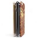 Orange Geometric V5 iPhone 6/6s or 6/6s Plus 2-Piece Hybrid INK-Fuzed Case