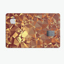 Orange Geometric V5 - Premium Protective Decal Skin-Kit for the Apple Credit Card
