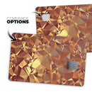 Orange Geometric V5 - Premium Protective Decal Skin-Kit for the Apple Credit Card