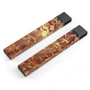 Orange Geometric V5 - Premium Decal Protective Skin-Wrap Sticker compatible with the Juul Labs vaping device