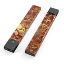 Orange Geometric V5 - Premium Decal Protective Skin-Wrap Sticker compatible with the Juul Labs vaping device