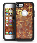 Orange Geometric V5 - iPhone 7 or 7 Plus Commuter Case Skin Kit