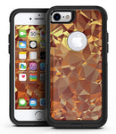 Orange Geometric V5 - iPhone 7 or 8 OtterBox Case & Skin Kits