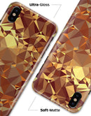 Orange Geometric V5 - iPhone X Clipit Case
