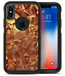Orange Geometric V5 - iPhone X OtterBox Case & Skin Kits
