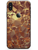 Orange Geometric V5 - iPhone X Skin-Kit