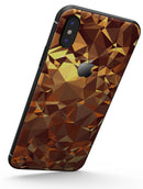 Orange Geometric V5 - iPhone X Skin-Kit