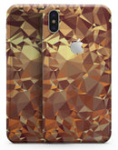 Orange Geometric V5 - iPhone X Skin-Kit