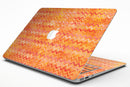 Orange Multi Watercolor Chevron - MacBook Air Skin Kit