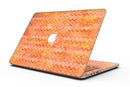 Orange Multi Watercolor Chevron - MacBook Pro with Retina Display Full-Coverage Skin Kit