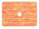 Orange Multi Watercolor Chevron - MacBook Pro with Retina Display Full-Coverage Skin Kit