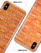 Orange Multi Watercolor Chevron - iPhone X Clipit Case