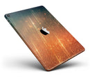 Orange Scratched Surface with Gold Beams - iPad Pro 97 - View 1.jpg