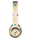 Orange Semicricles of Teal Polka Dots Full-Body Skin Kit for the Beats by Dre Solo 3 Wireless Headphones