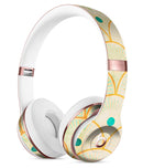 Orange Semicricles of Teal Polka Dots Full-Body Skin Kit for the Beats by Dre Solo 3 Wireless Headphones
