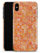 Orange Sorted Large Watercolor Polka Dots - iPhone X Clipit Case