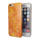 Orange Tribal Arrow Pattern iPhone 6/6s or 6/6s Plus 2-Piece Hybrid INK-Fuzed Case