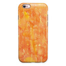 Orange Tribal Arrow Pattern iPhone 6/6s or 6/6s Plus 2-Piece Hybrid INK-Fuzed Case