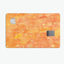 Orange Tribal Arrow Pattern - Premium Protective Decal Skin-Kit for the Apple Credit Card