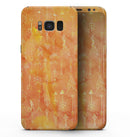 Orange Tribal Arrow Pattern - Samsung Galaxy S8 Full-Body Skin Kit