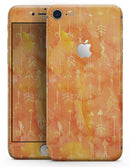 Orange Tribal Arrow Pattern - Skin-kit for the iPhone 8 or 8 Plus