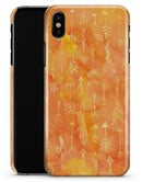 Orange Tribal Arrow Pattern - iPhone X Clipit Case