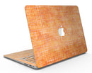 Orange Watercolor Cross Hatch - MacBook Air Skin Kit